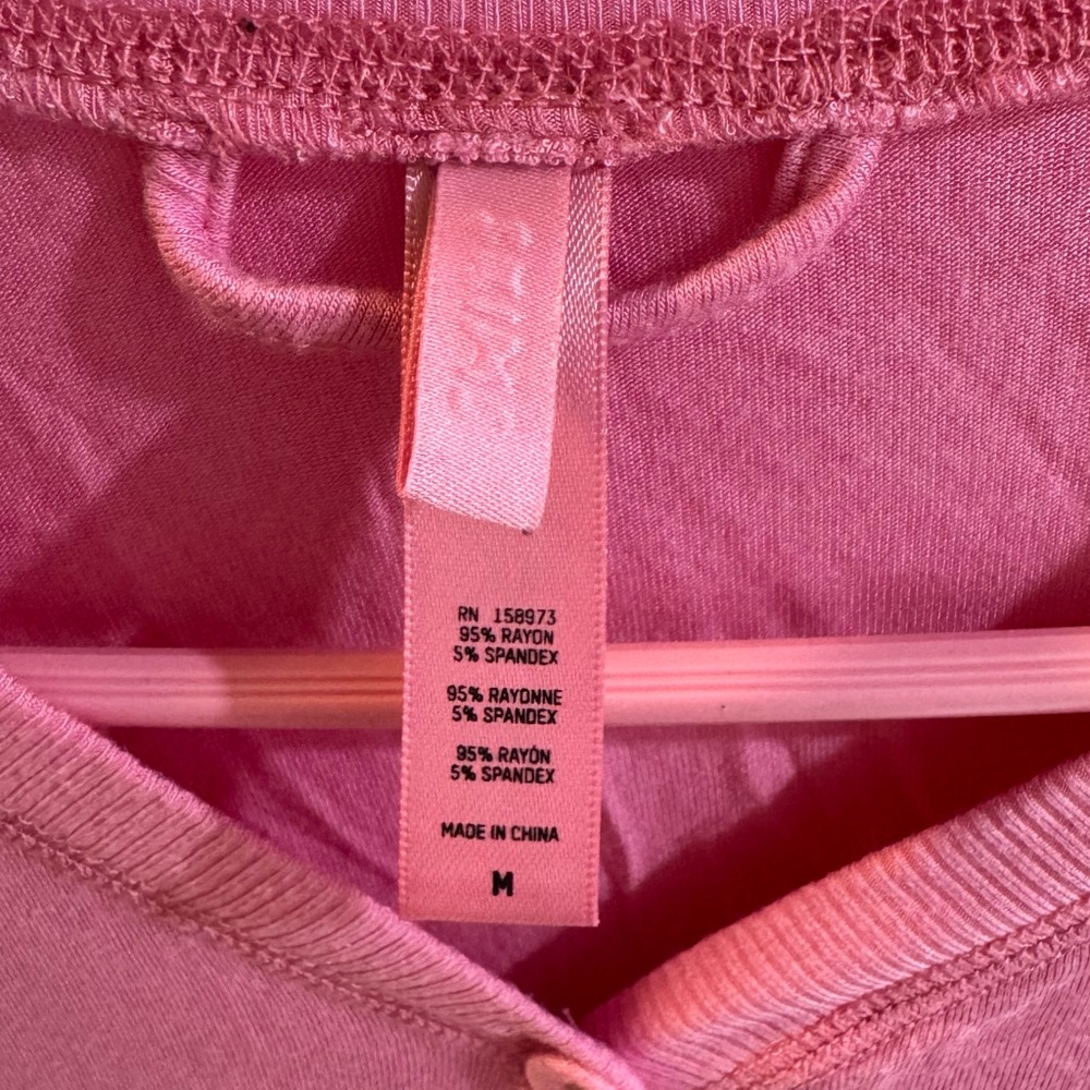 Pink Button-Up Top